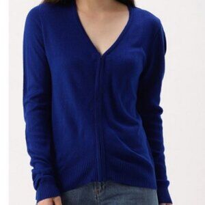 Pure Acrylic Cardigan in Blue
